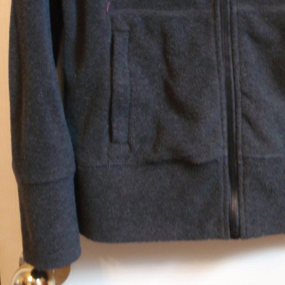 Calvin Klein Full Zip Fleece Jacket Dark Gray - Picture 10 of 10